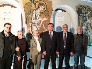 The Visit of Bosnia President to the Nativity Church and the restoration site