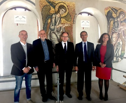 The visit of Amb. Pietro Sebastiani, Director General of Italian Cooperation at the Ministry of Foreign Affairs in Rome.