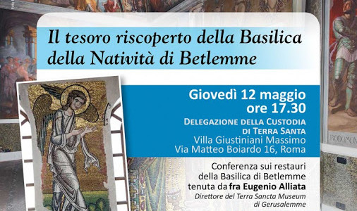 Agensir – Terra Santa: Custodia di Terra Santa, presentazione a Roma dei restauri della Natività a Betlemme