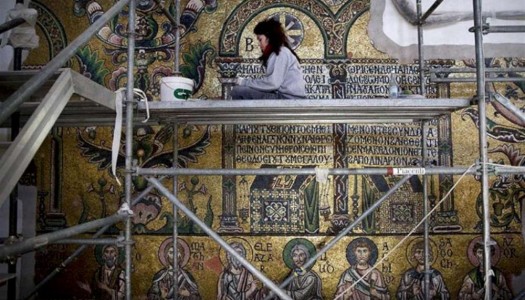 Vaticano.com – Restauro del Mosaico della Basilica di Betlemme
